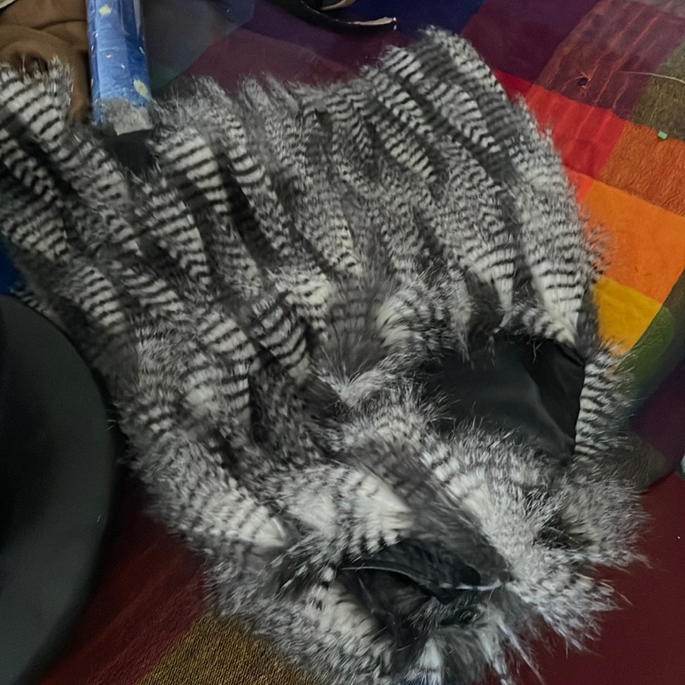 Feather vest